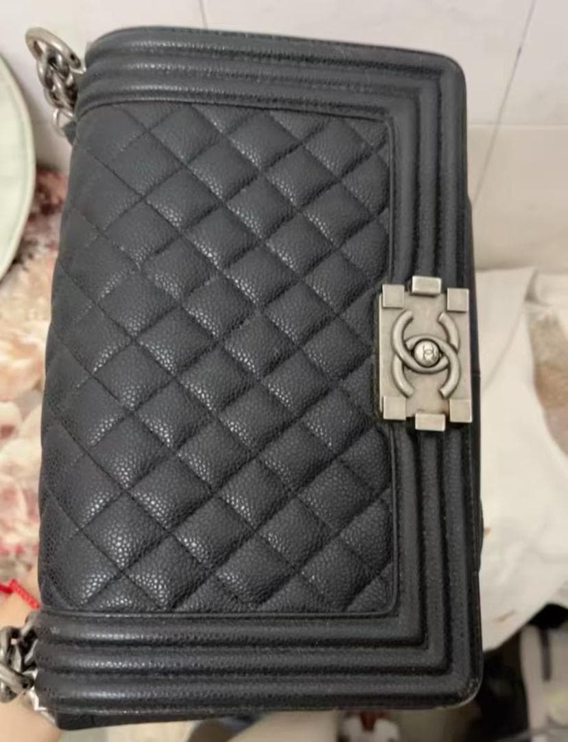 ノベルティグッズ✨CHaNel ブラック キルティングバッグ