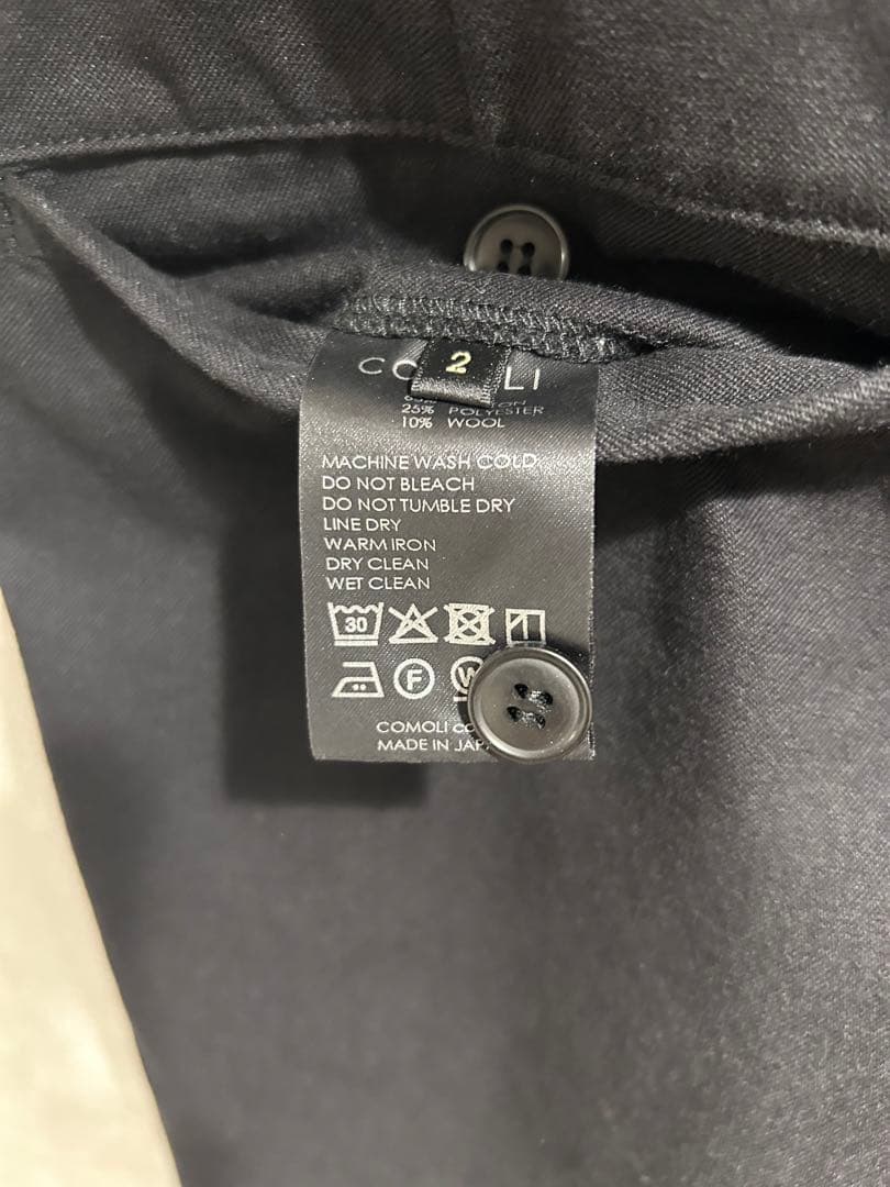 【美品】COMOLI ポスト ワークツイル パンツ サイズ2