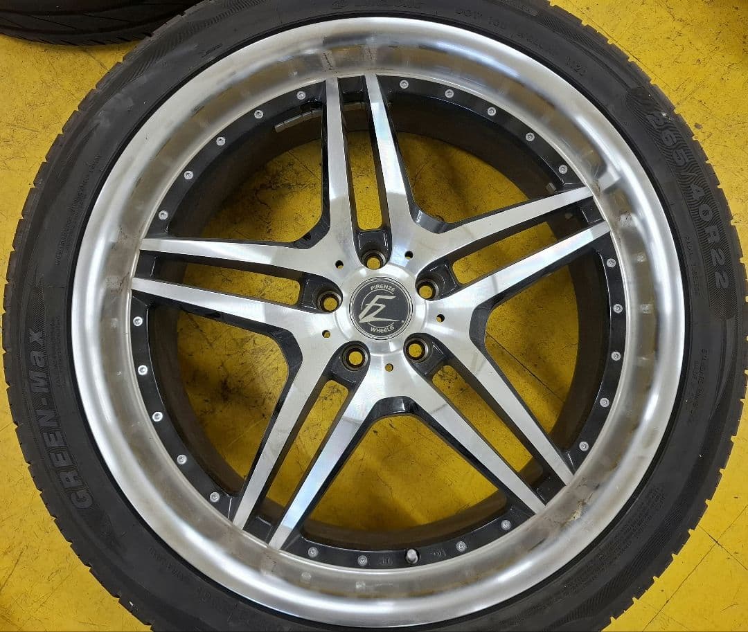 FIRENZE　フィレンツェ　22インチ　ホイール　タイヤセット　ハリアー　等に