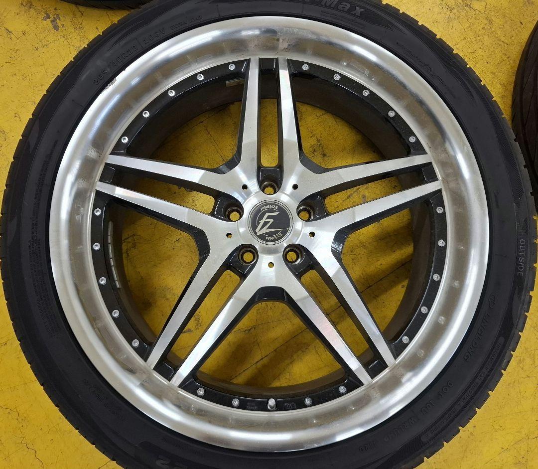 FIRENZE　フィレンツェ　22インチ　ホイール　タイヤセット　ハリアー　等に