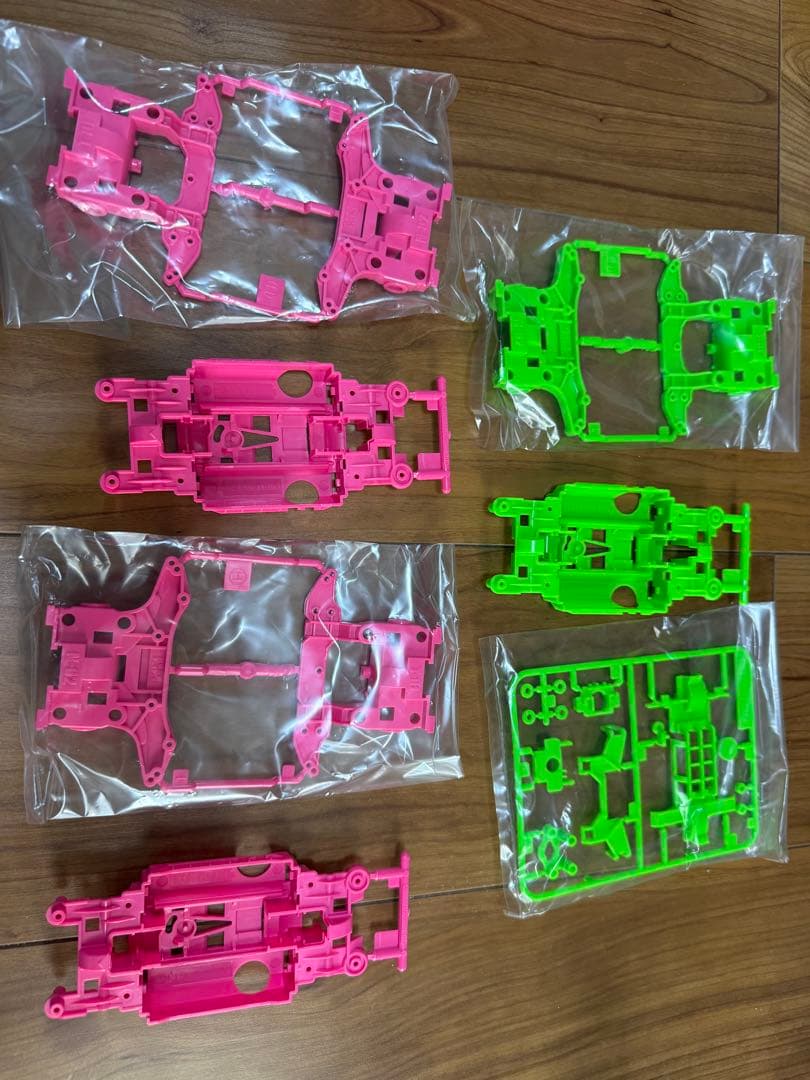 タミヤ　ミニ四駆モーター、MSシャーシセット