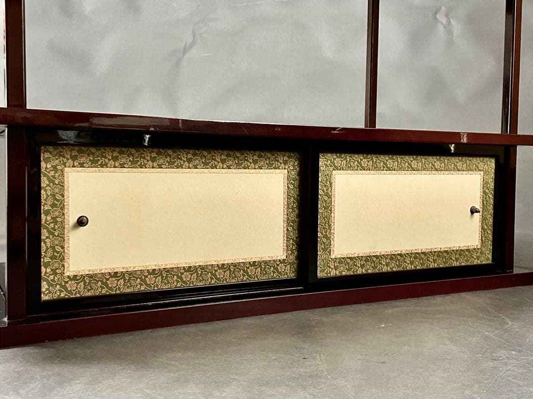 割引‼️「母」 武野紹鴎好 春慶塗 紹鴎棚 紹鴎袋棚 組立式 （515F②）