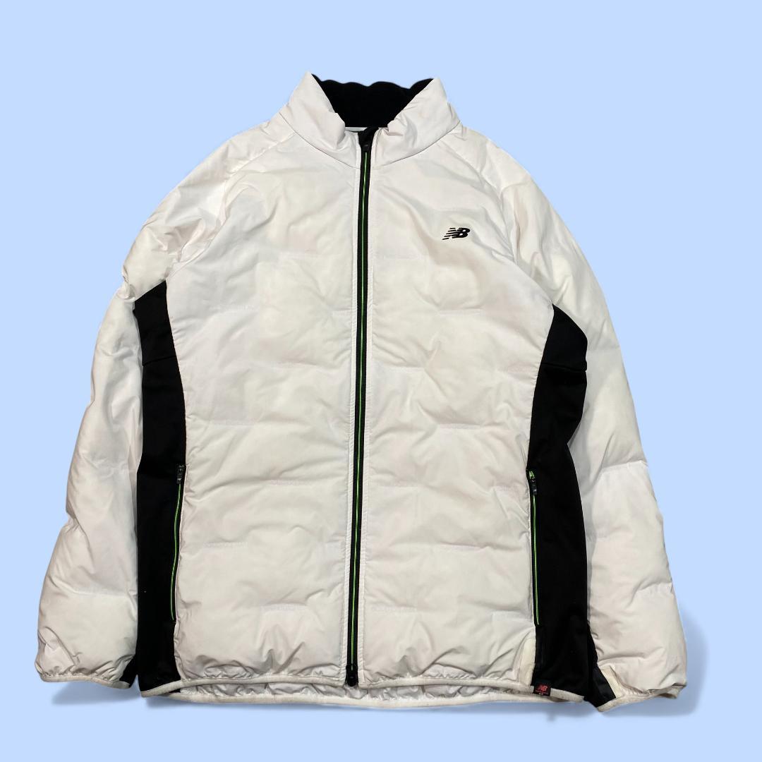 ニューバランス ゴルフ フルジップ ダウン ジャケット 7 ホワイト メンズ