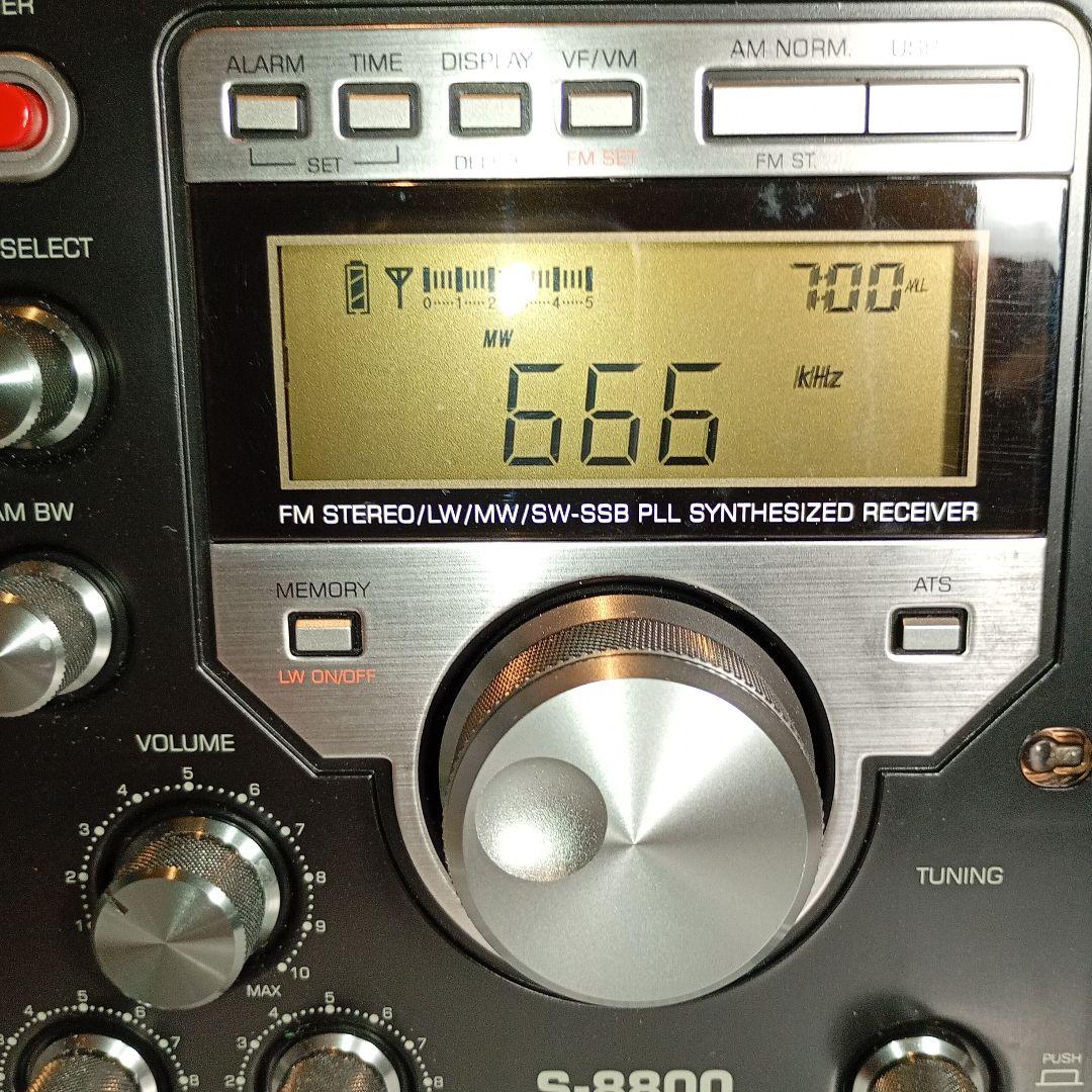 TECSUN 高感度BCLラジオ　S-8800　動作品