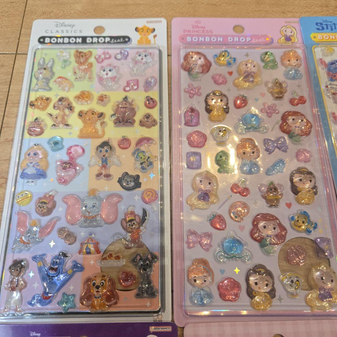 ボンボンドロップシール ディズニー サンリオ12枚セット