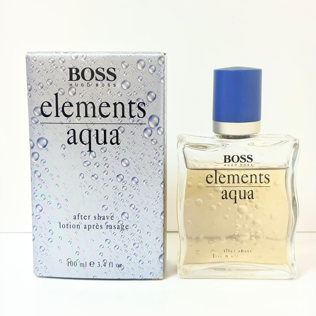廃盤　ヒューゴボス　エレメンツアクア アフターシェーブローション　100ml