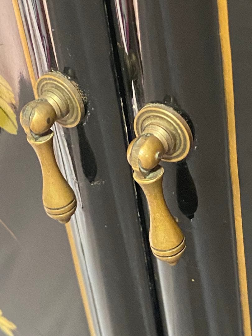 2692❣️ 中国家具 チェスト　花鳥図　引き出し