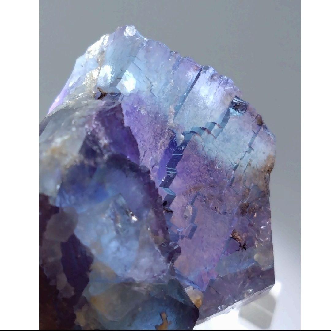 イリノイ　アメリカ産　ブルー　フローライト　鉱物　標本　原石