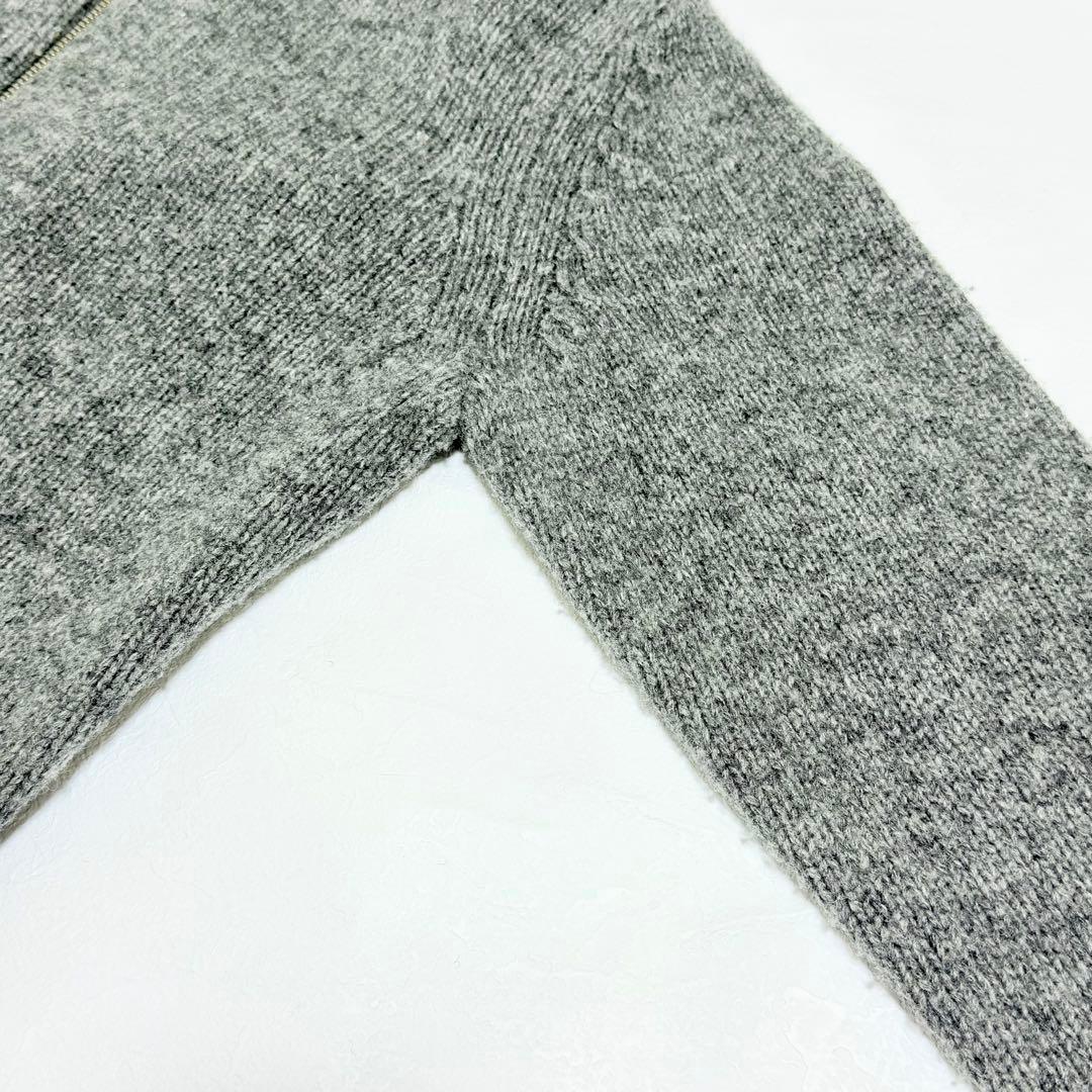 KAIKO カイコー SHRINK ZIP CARDIGAN ニット フルジップ