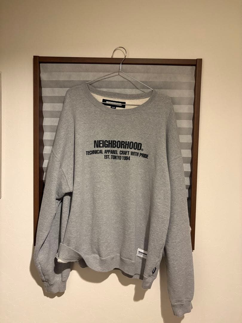 NEIGHBORHOOD スウェット　トレーナー グレー XL