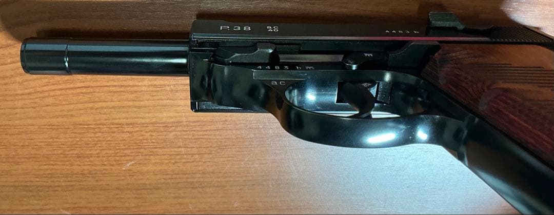 マルゼンP38 ガスブローバック ブラックメタル　ac40