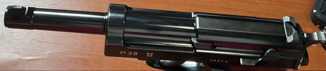 マルゼンP38 ガスブローバック ブラックメタル　ac40