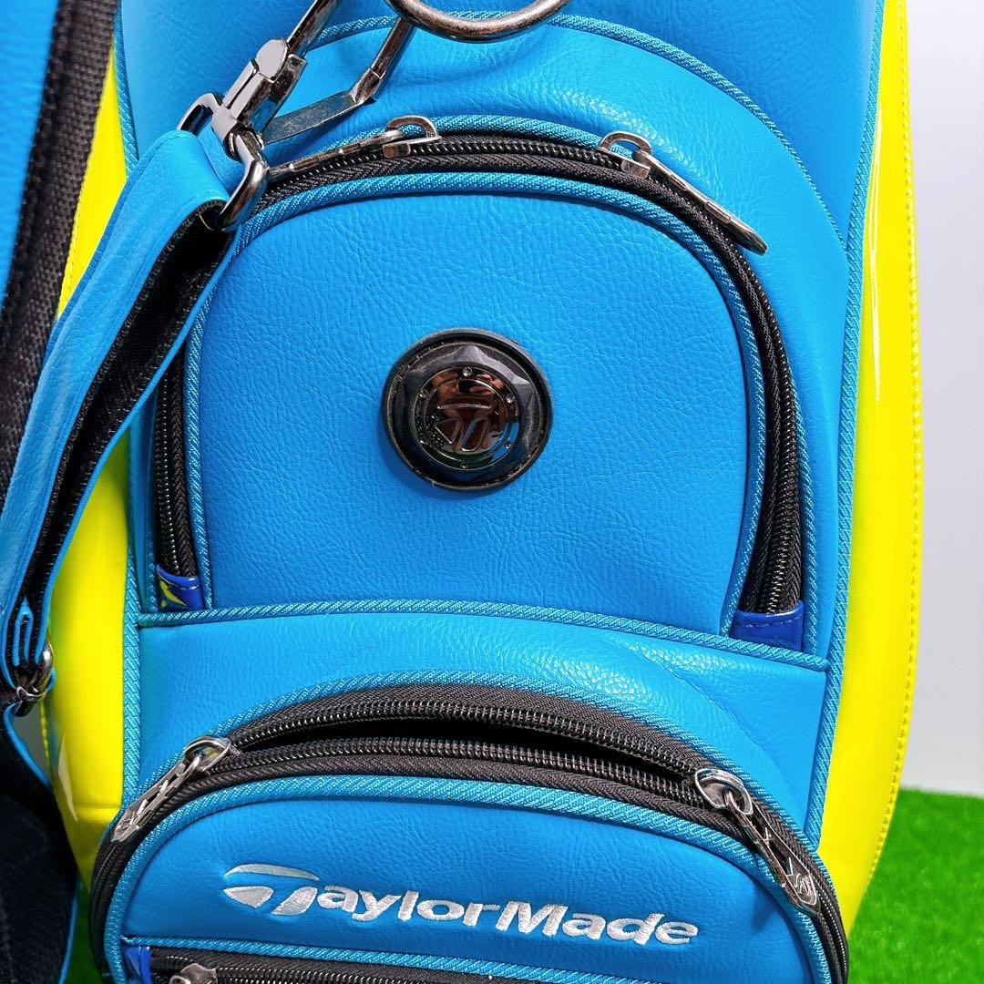 テーラーメイド　TaylorMade ブルー　カート式 キャディバッグ 9.5型