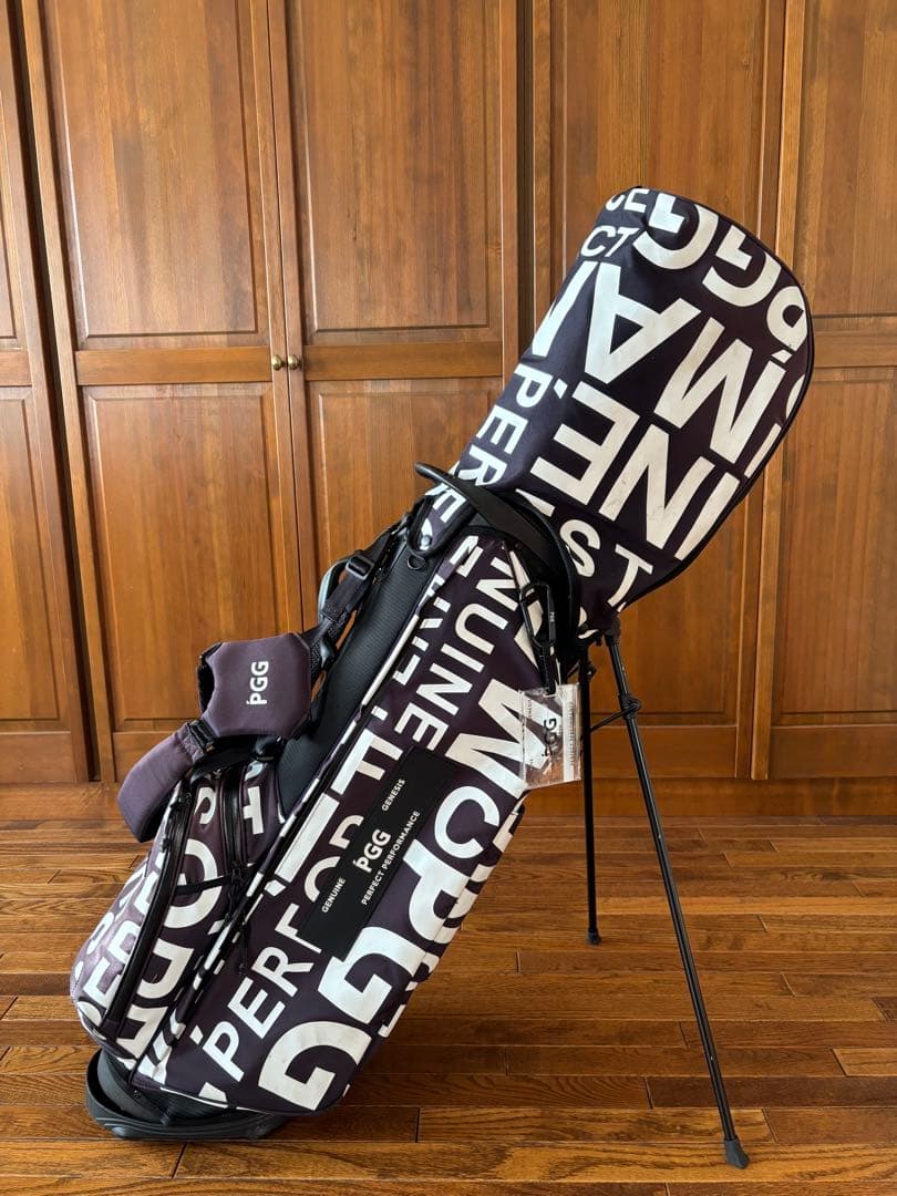PGG キャディバッグ 紺　パーリーゲイツ