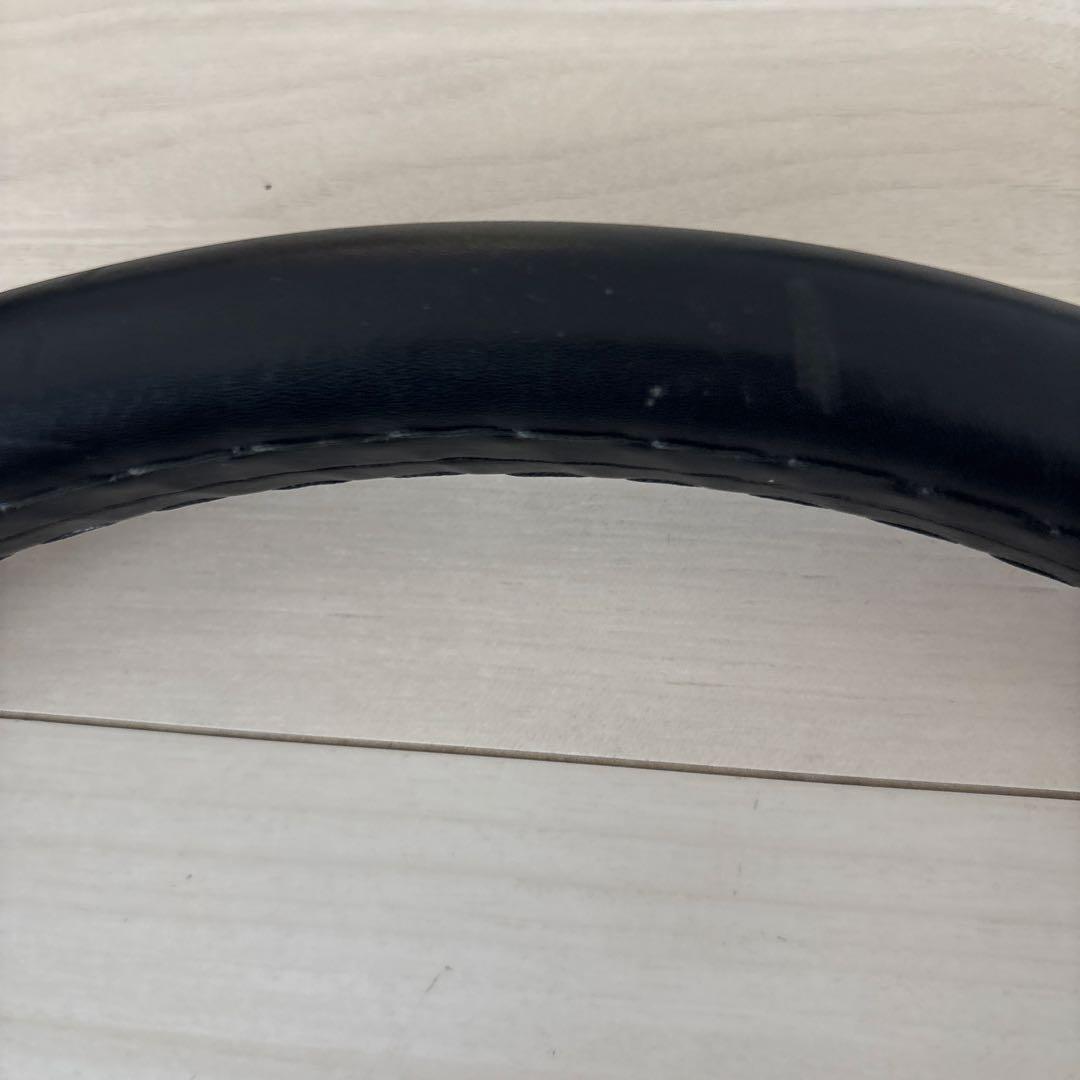 ナルディ　コンペティション　ブラックレザー&シルバースポーク36パイ　正規品中古