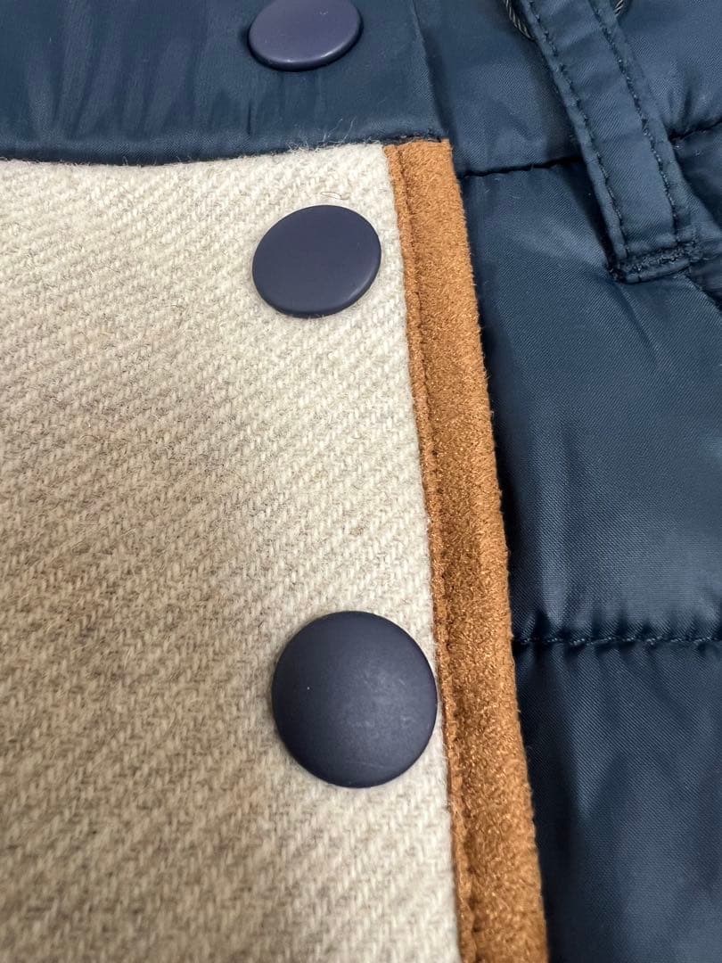 新品タグ付き HERG1 エルグワン スカート ネイビー/Mサイズ 秋冬 中綿