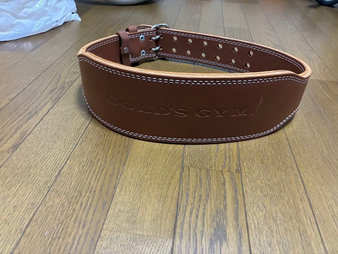 ゴールドジム プロレザーベルト Ｌサイズ