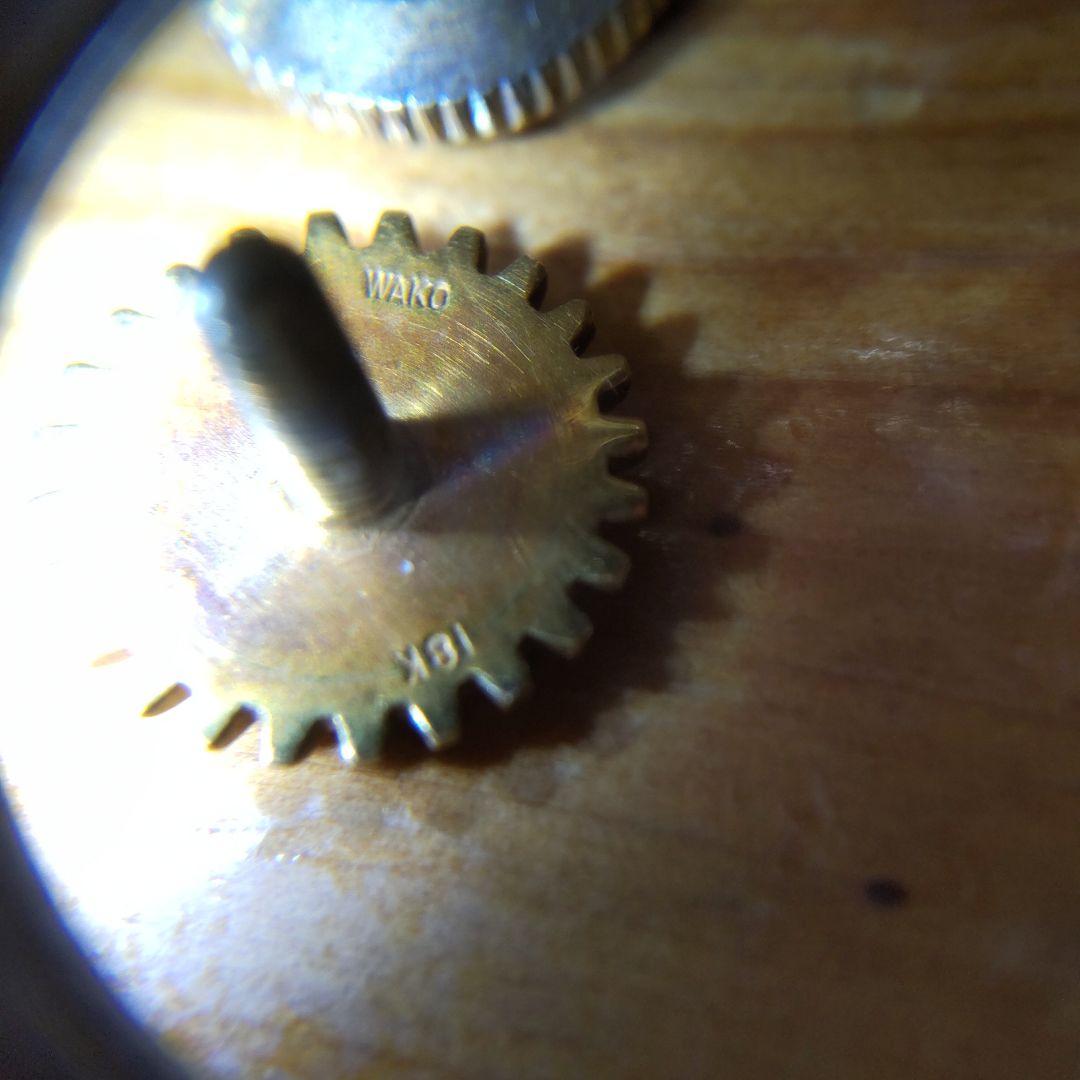 WAKO　K18 刻印 国際ロータリー ピンバッジ 襟章