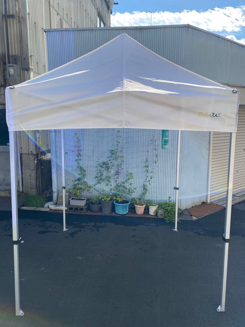 小*え様 かんたんてんと　折りたたみ式ホワイトテント