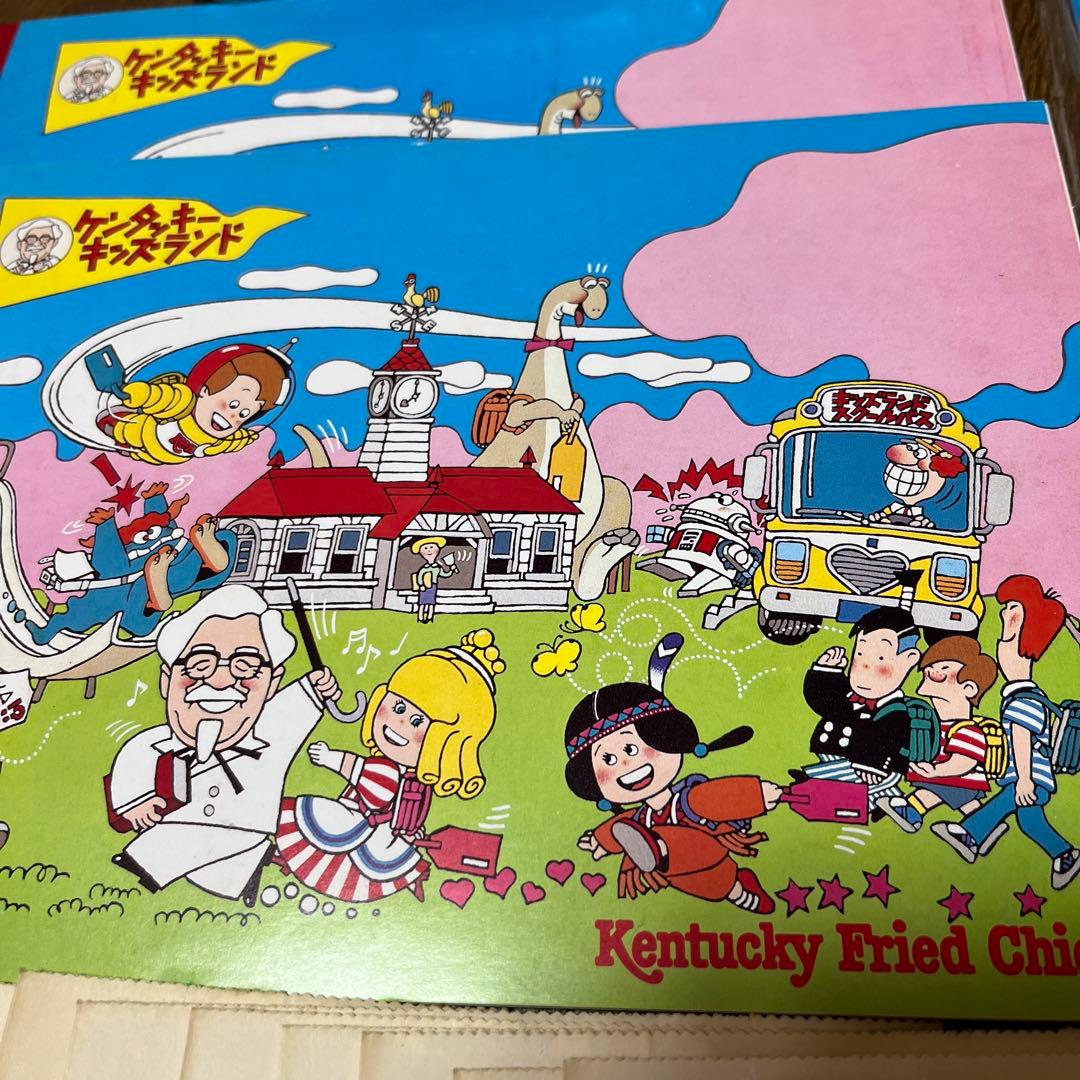 非売品　未使用　昭和レトロ　ケンタッキー　ノベルティ　コップ　袋　お子様セット箱
