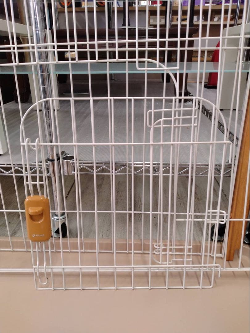 リッチェル　ペットケージ　120　屋根付　カバー付　4角木製　北九州市福岡市限定
