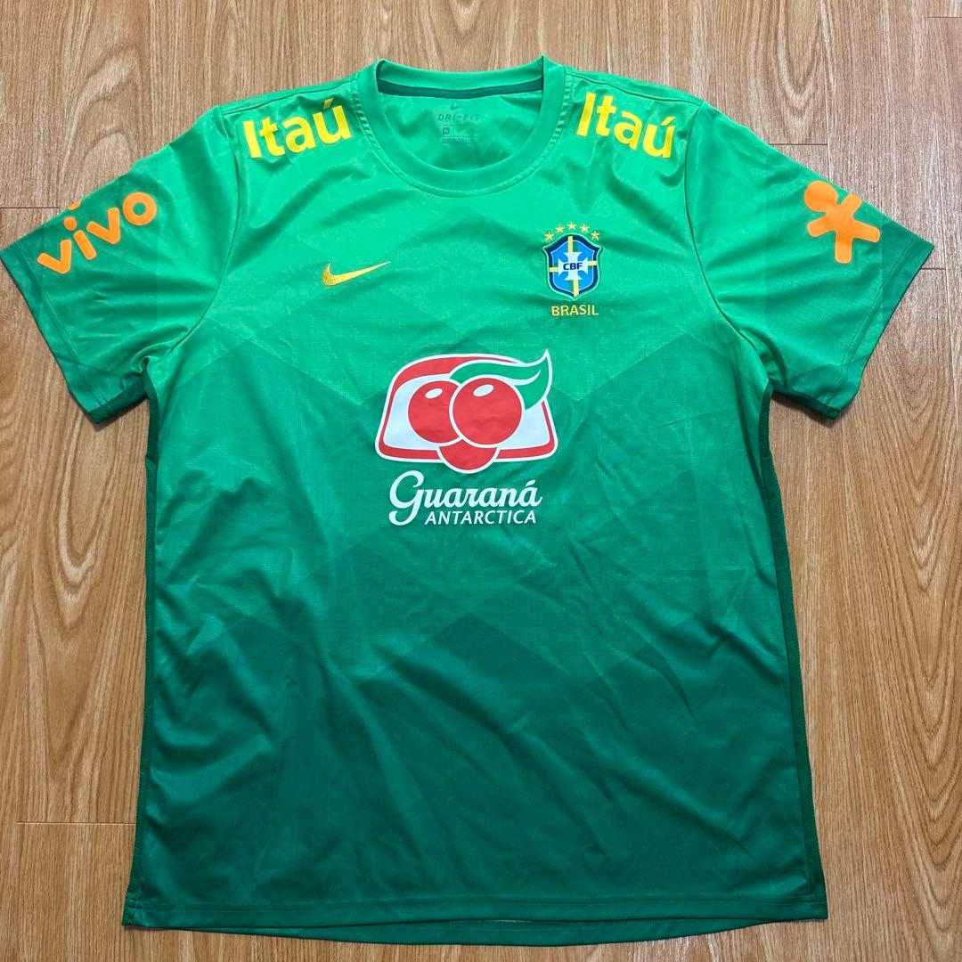 【L、XLサイズ】19-21 NIKE選手支給品ブラジル代表トレーニングウェア
