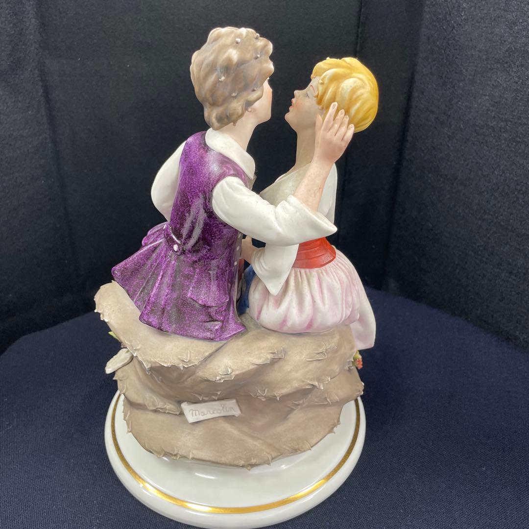 capodimonte marcolin/イタリア製、磁器人形、フィギュリン