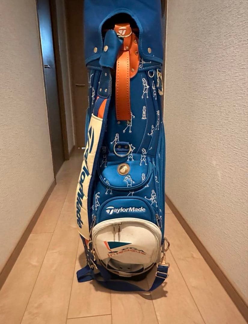 TaylorMade ツアーキャディバッグ 青/白