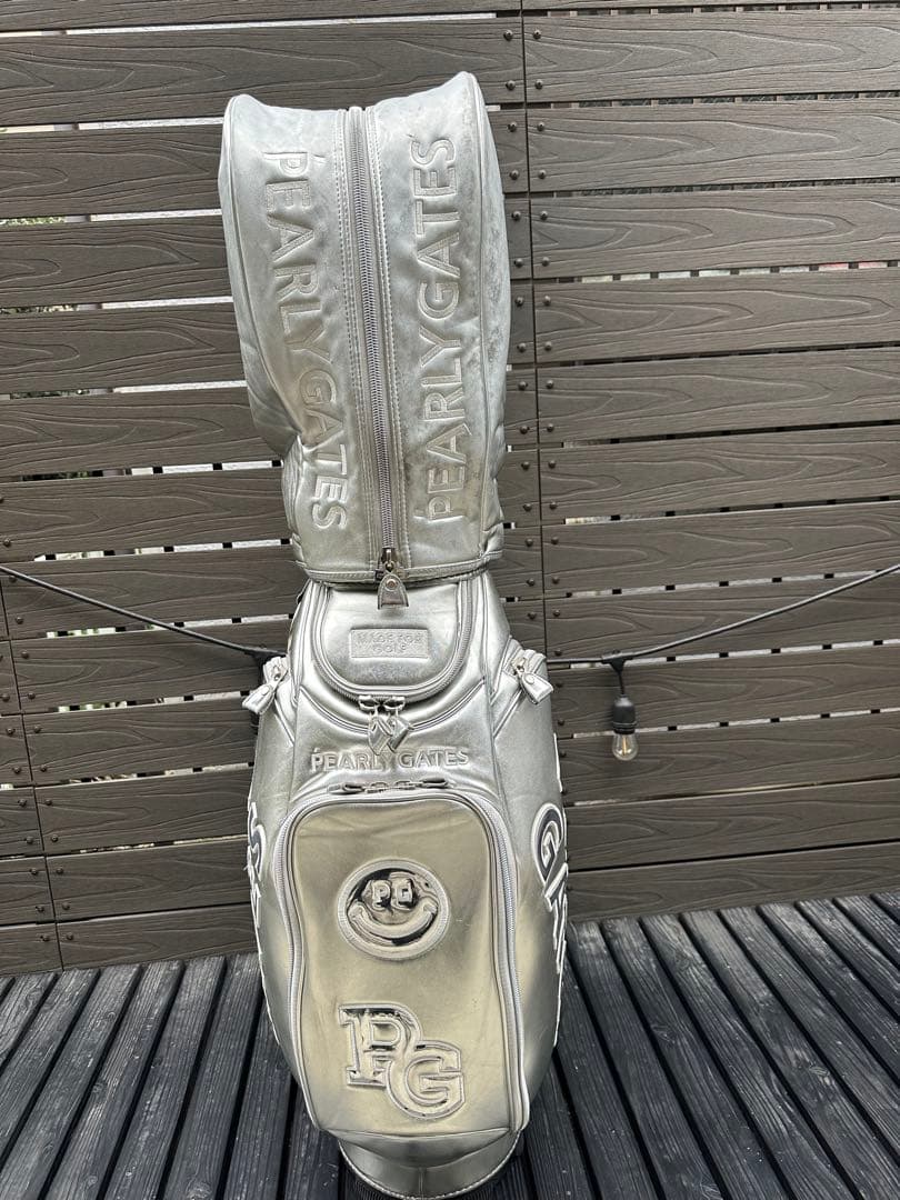 パーリーゲイツ　キャディバッグ限定品　希少シルバー