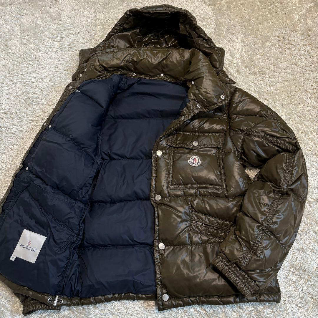 美品✨MONCLER モンクレール　K2 フードダウンジャケット　カーキ　02