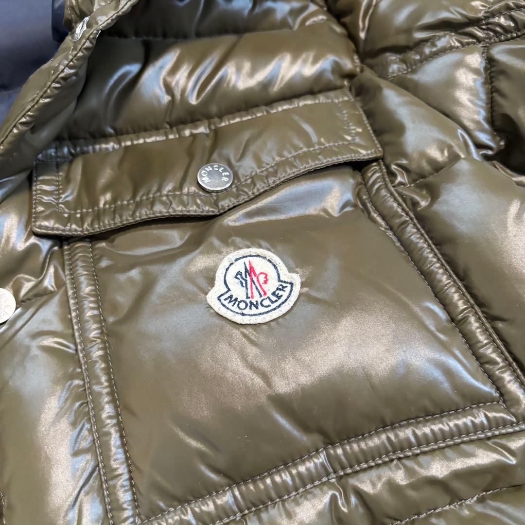 美品✨MONCLER モンクレール　K2 フードダウンジャケット　カーキ　02