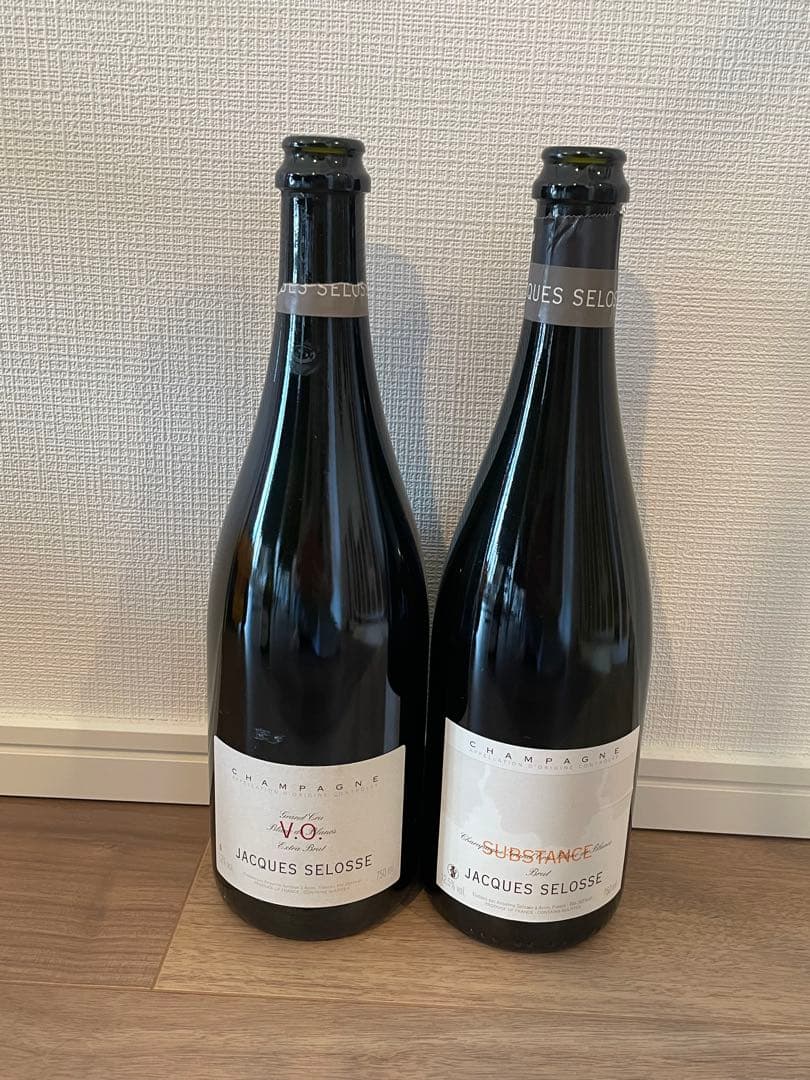 空瓶 ジャックセロス 2本セット V.O. & SUBSTANCEシュブスタンス