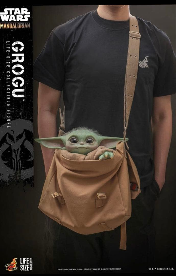 【ライフサイズ・マスターピース】 1/1 グローグー（キャリーバッグ付き）