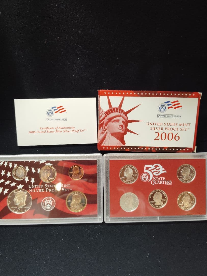 2006年 アメリカ 50州記念銀貨 シルバープルーフセット