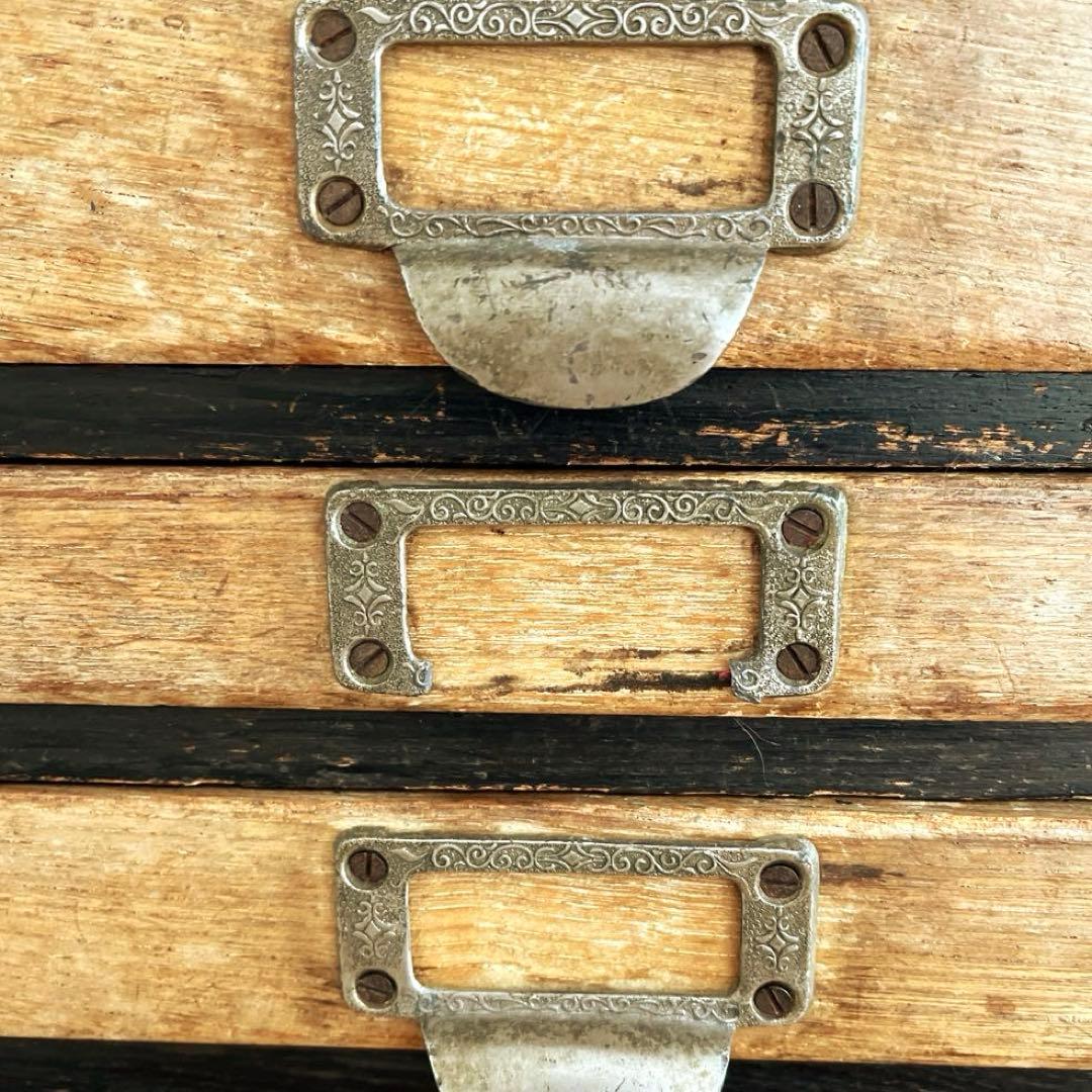 古道具　小引き出し　10杯　木製　小物入れ アンティーク