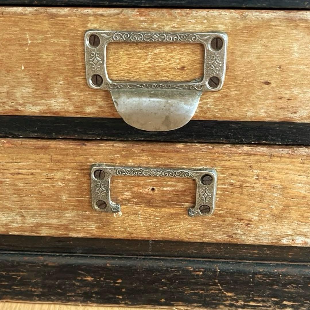 古道具　小引き出し　10杯　木製　小物入れ アンティーク