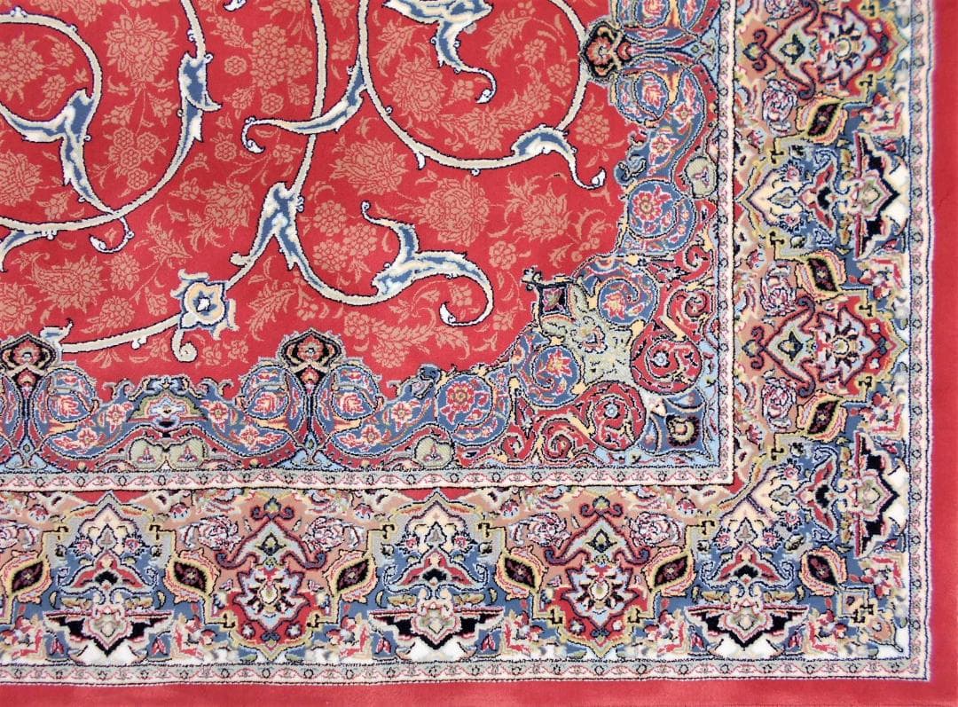 144万ノット！高密度織、本場イラン産 絨毯！150×225cm-201501