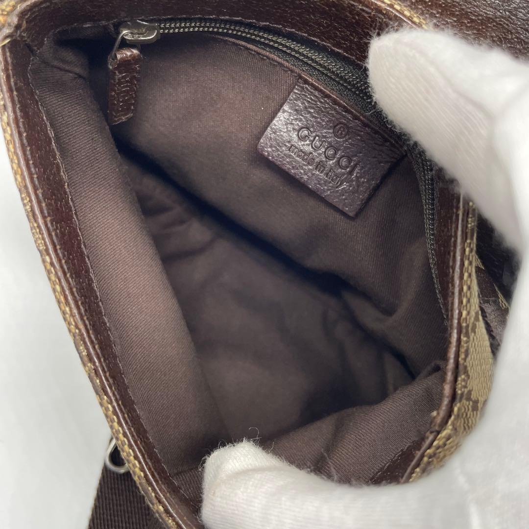 GUCCI ウエストポーチ GG キャンバス w5