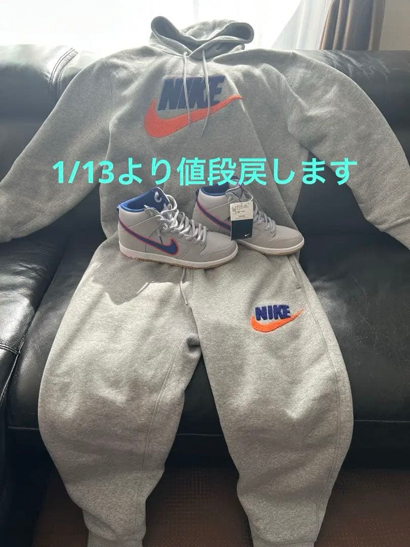 岐*ん様 Nike スウェットセットアップXL SBダンクハイセット28.0未使