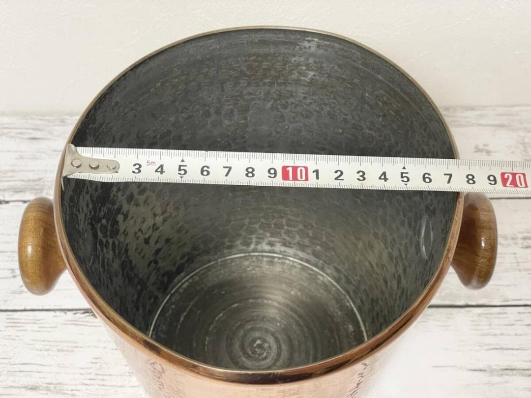 MADE STOCKLI NETSTAL SWISS 銅 ボトルクーラー バケツ