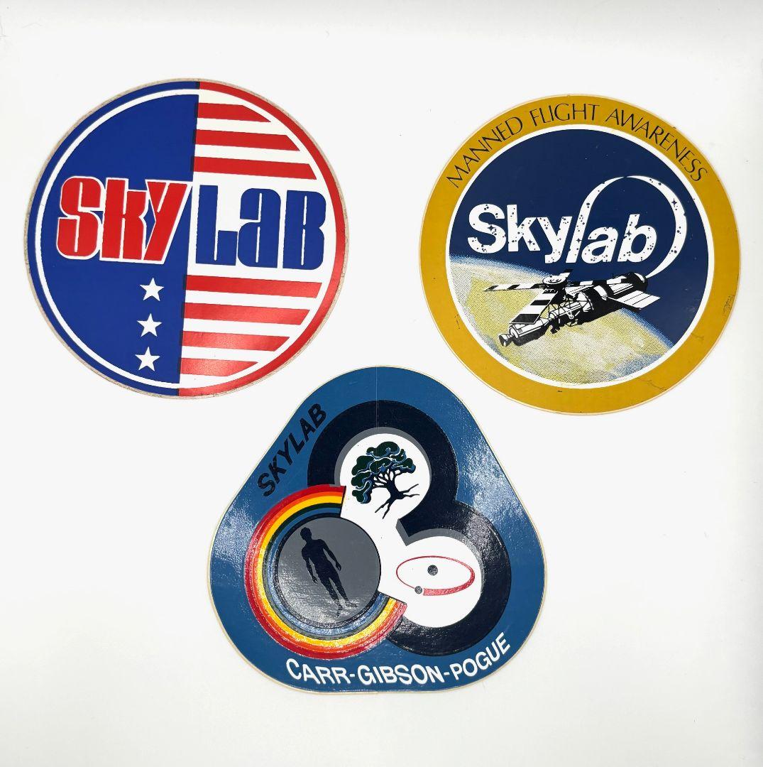 1973’s★NASA★Skaylab 3★実物パーツ片３種・ステッカー6枚