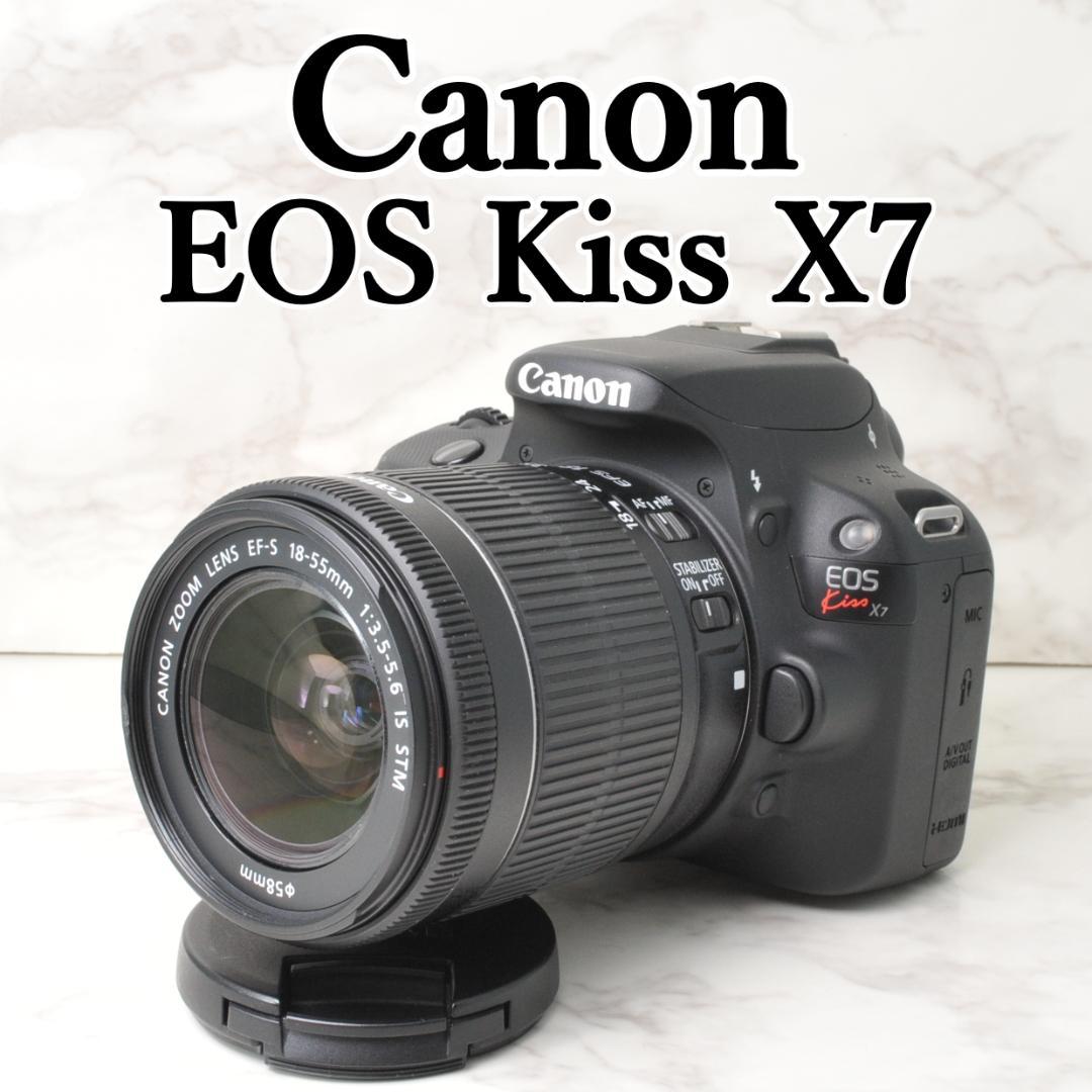 ショット数新品級❣️Canon EOS Kiss X7⭐️スマホ転送 キヤノン