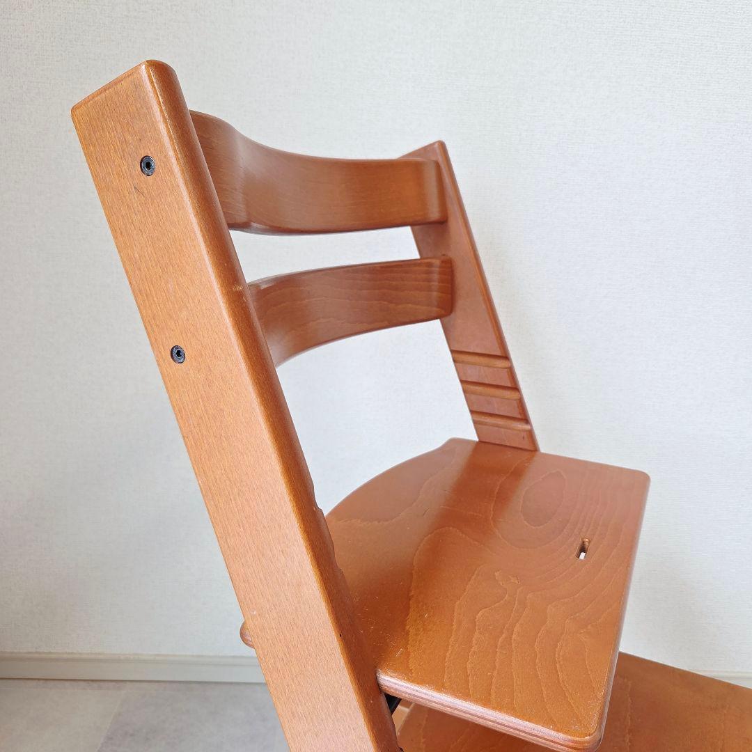 STOKKE シリアル5〜 ベビーチェア 付属品有り 木製 チェリー色