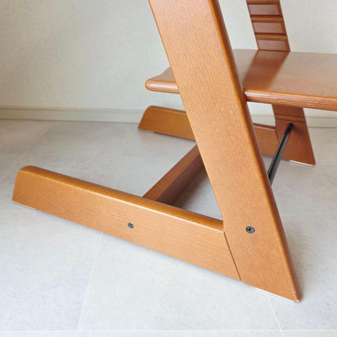 STOKKE シリアル5〜 ベビーチェア 付属品有り 木製 チェリー色