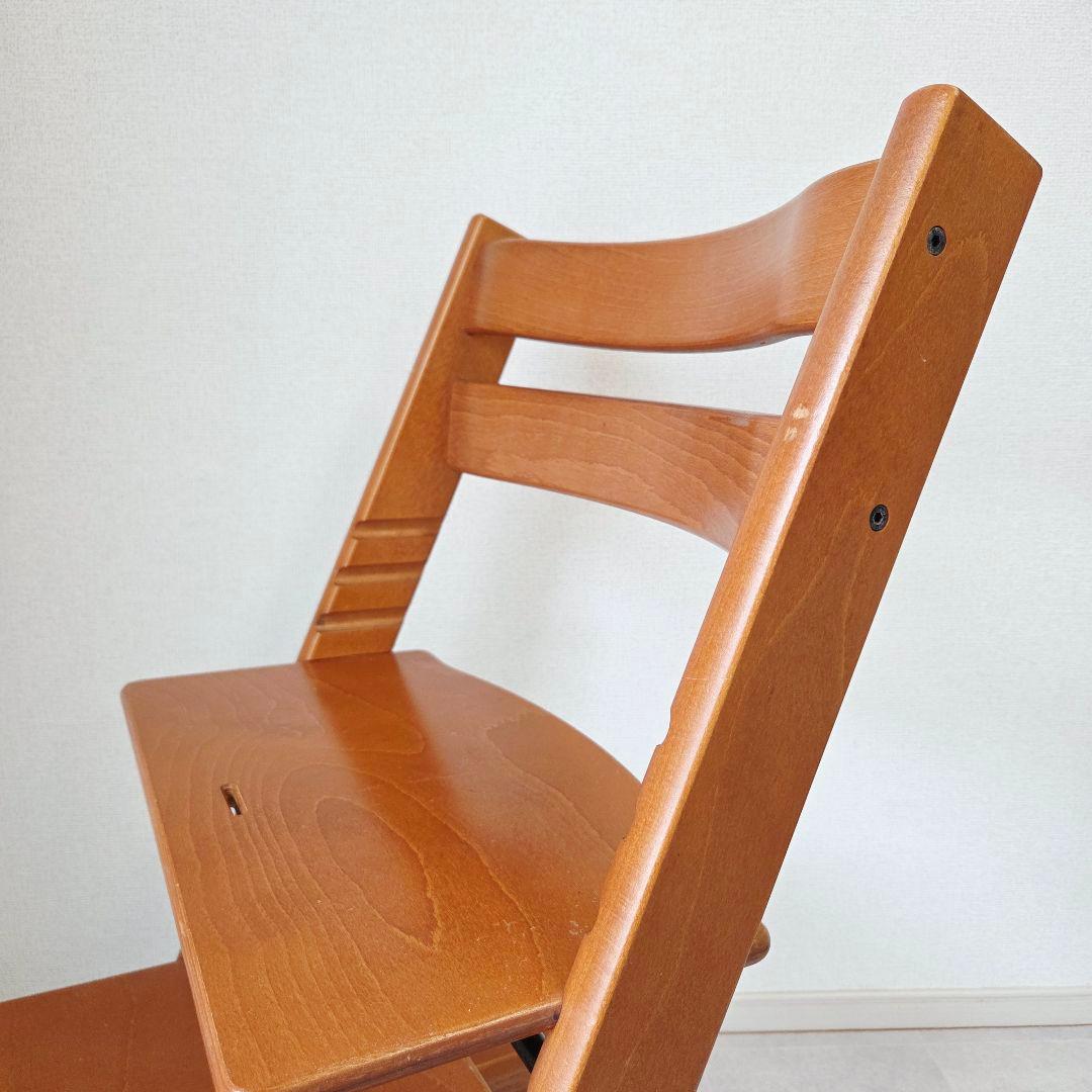 STOKKE シリアル5〜 ベビーチェア 付属品有り 木製 チェリー色