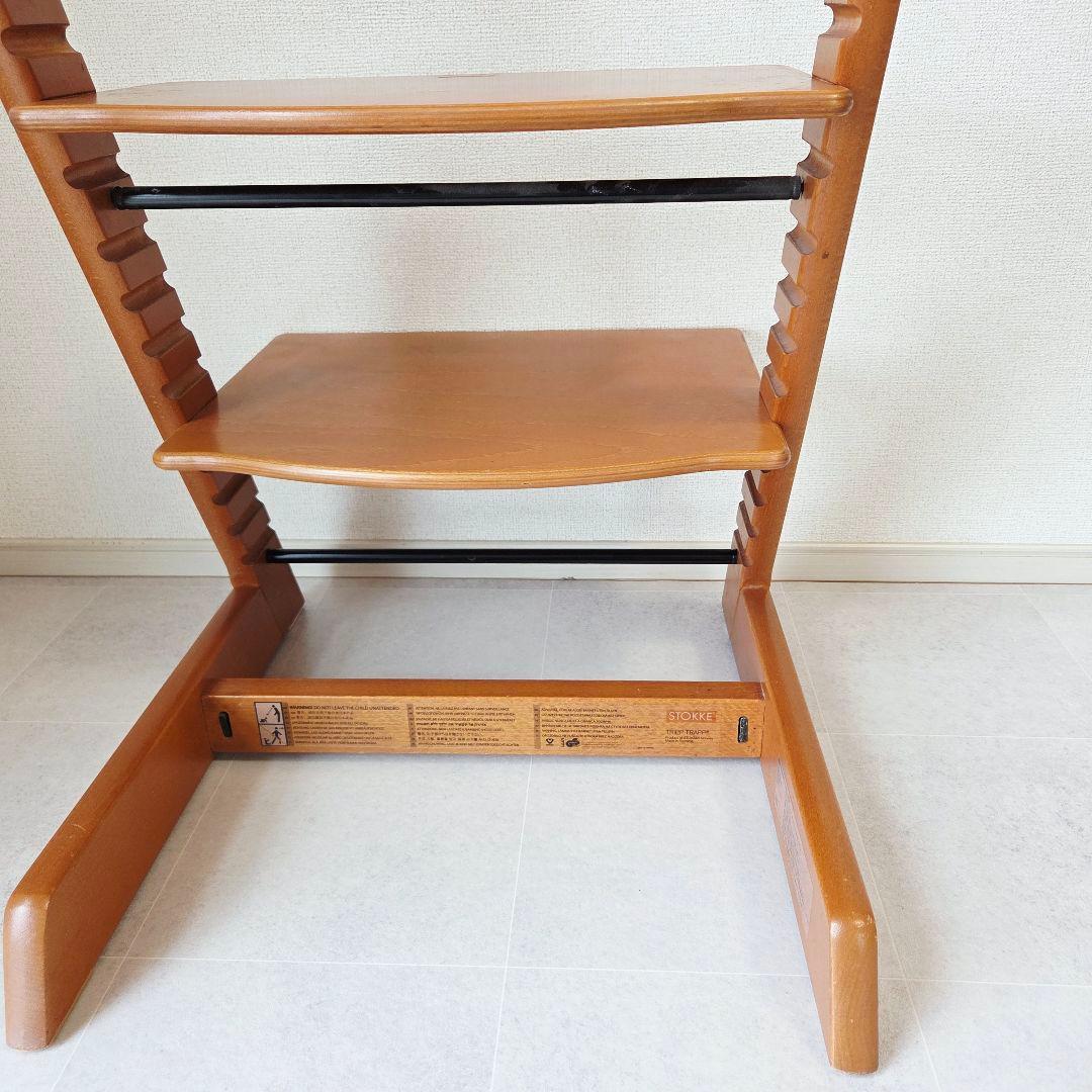 STOKKE シリアル5〜 ベビーチェア 付属品有り 木製 チェリー色