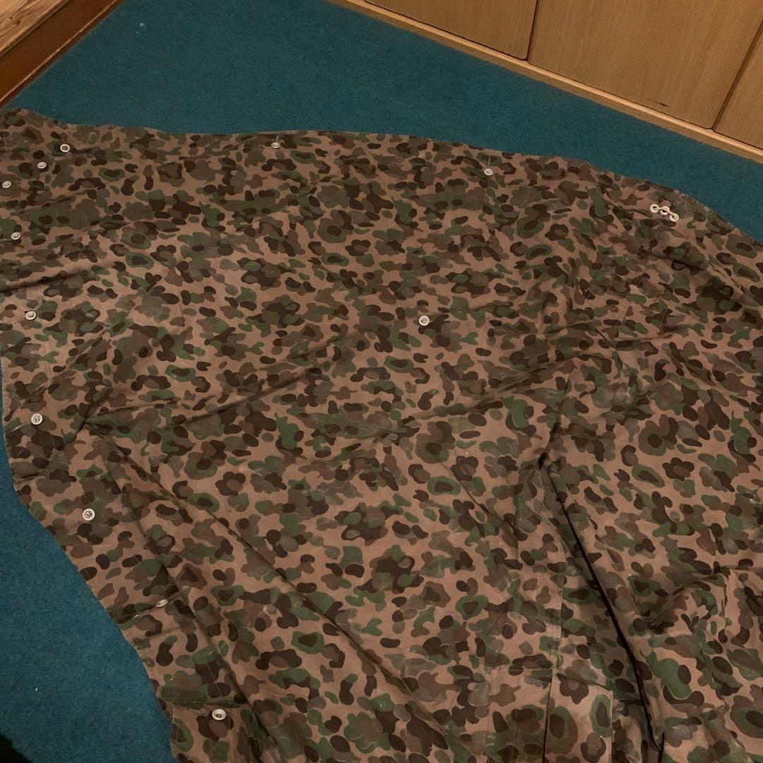 希少 オーストリア軍 ポンチョテント リバーシブル 3枚セット