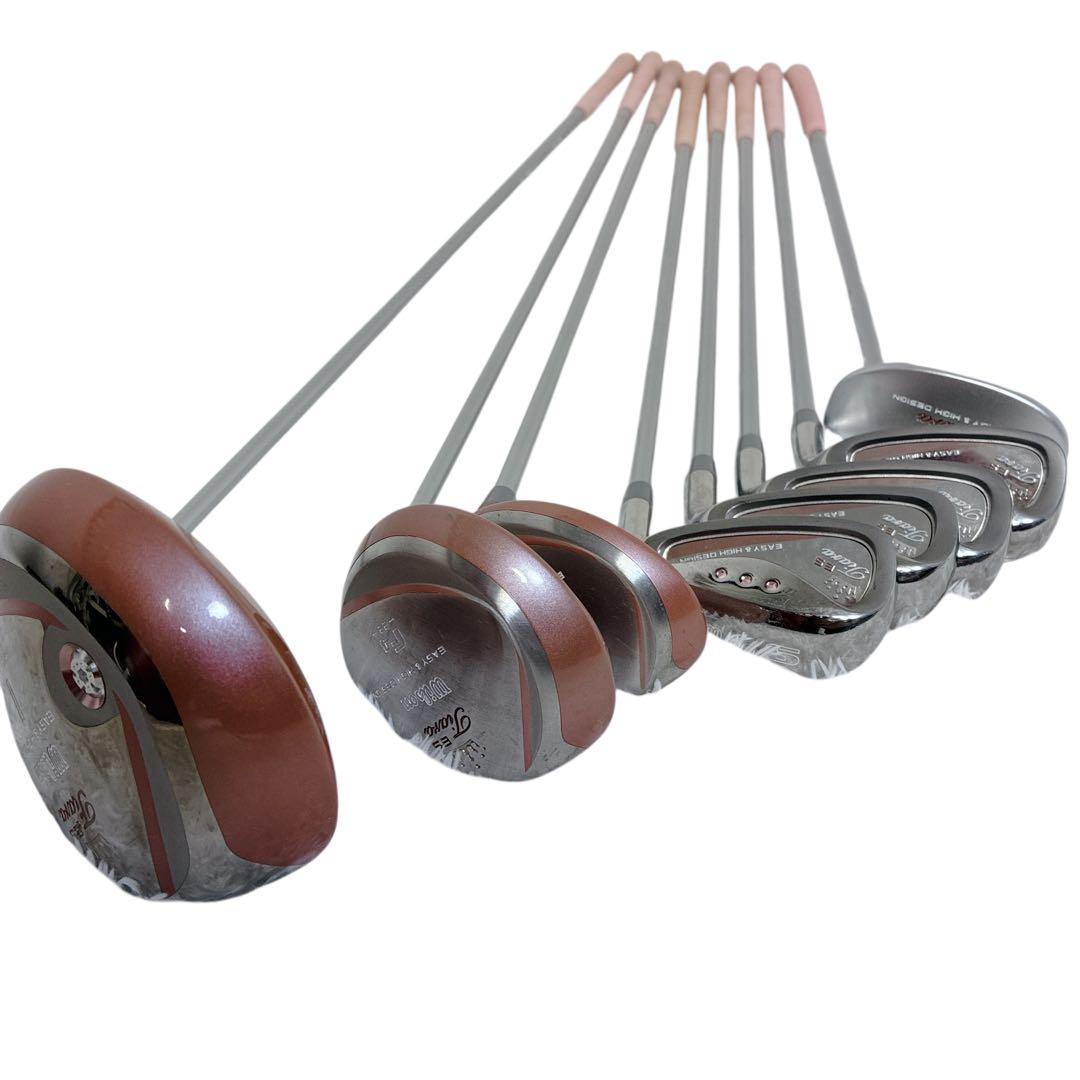 ウィルソン ティアラ レディース ゴルフセット 初心者 L 右利き ゴルフクラブ