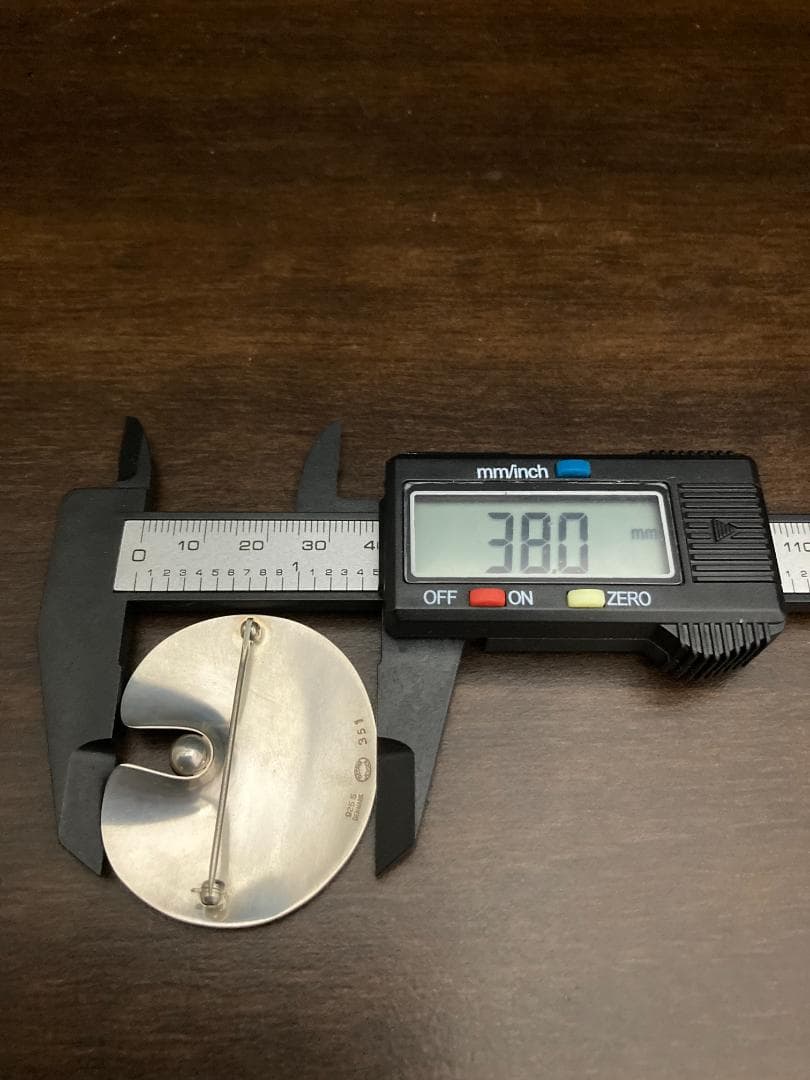 ジョージジェンセン ブローチ ヘマタイト スイレン シルバー925 351