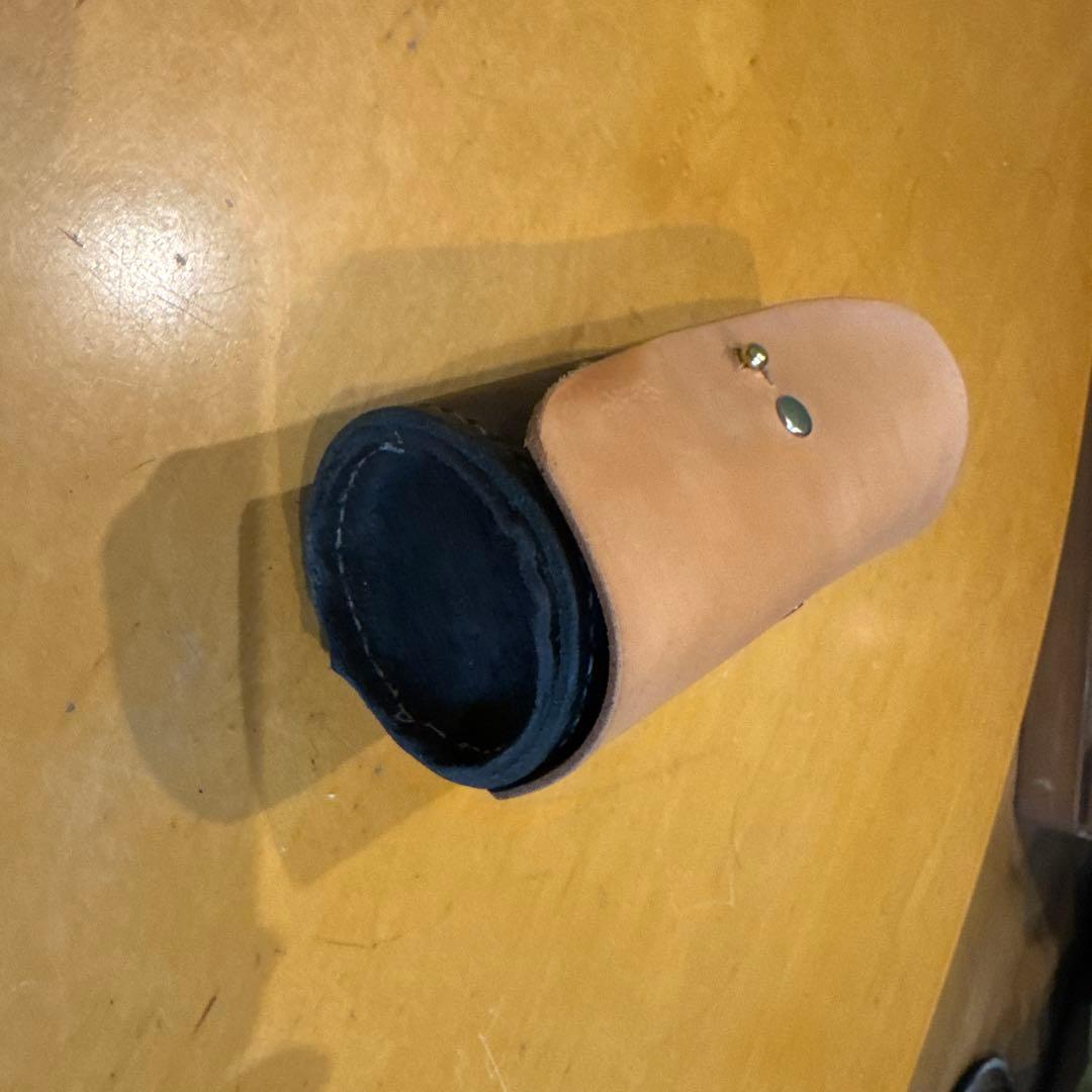 ゴルフポーチ　ハンドメイドレザークラフト